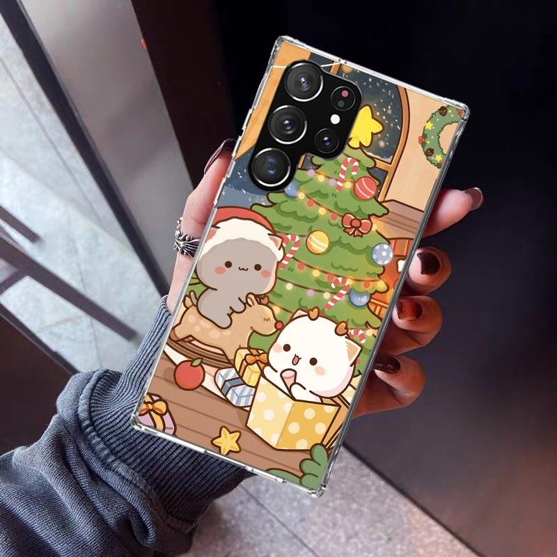 Bubu Dudu Cartoon Cute Phone Case For Samsung Galaxy S26 S25 Edge S24 S23 Ultra S22 Plus S21 S20 FE Soft TPU Back Cover Funda Ga