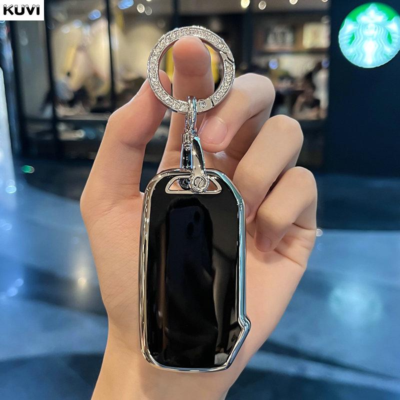 Tpu Car Key Case Cover Shell Fob For Kia Sportage Kia Ray Sorento Soul Telluride Cerato K5 K8 Keychain Keyring