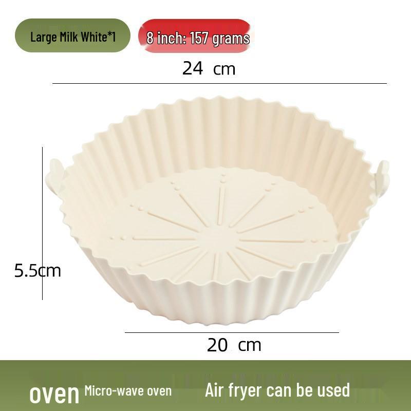 Silicone Air Fryer Mat: Heat-Resistant, Non-Stick Baking Mat for Round Pans