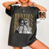 Comfort Colors Personalized Besties Shirt, Custom Photo Best Friend Tee, Matching BFF Birthday Shirt, Bachelorette Party Gift