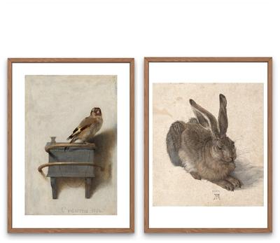 Canvas Painting Bird Painting Goldfinch Printing Wall Art Living Room Room Study Decorative Painting