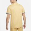 Nike Barcelona 22/23 Season Away Game Short Sleeve Soccer Jersey Men Tops Yellow DJ7675-715