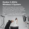 GODOX X3 PRO O TTL Wireless Flash Trigger for Olympus and Panasonic LCD Shutter Bluetooth APP Wireless X Upgrade 2.4G Cameras, 3.87V/2930mAh, 2.4-inch