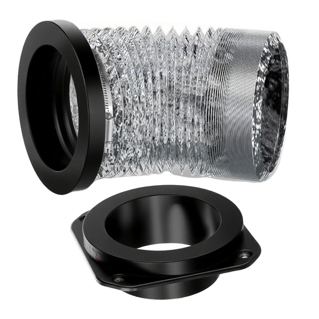 Kit Cuplaj Magnetic pentru Gura de Ventilație a Uscătorului Furtun din Folie de Aluminiu Clemă din Oțel Inoxidabil Conector Etanș pentru Gura de Ventilație a Uscătorului