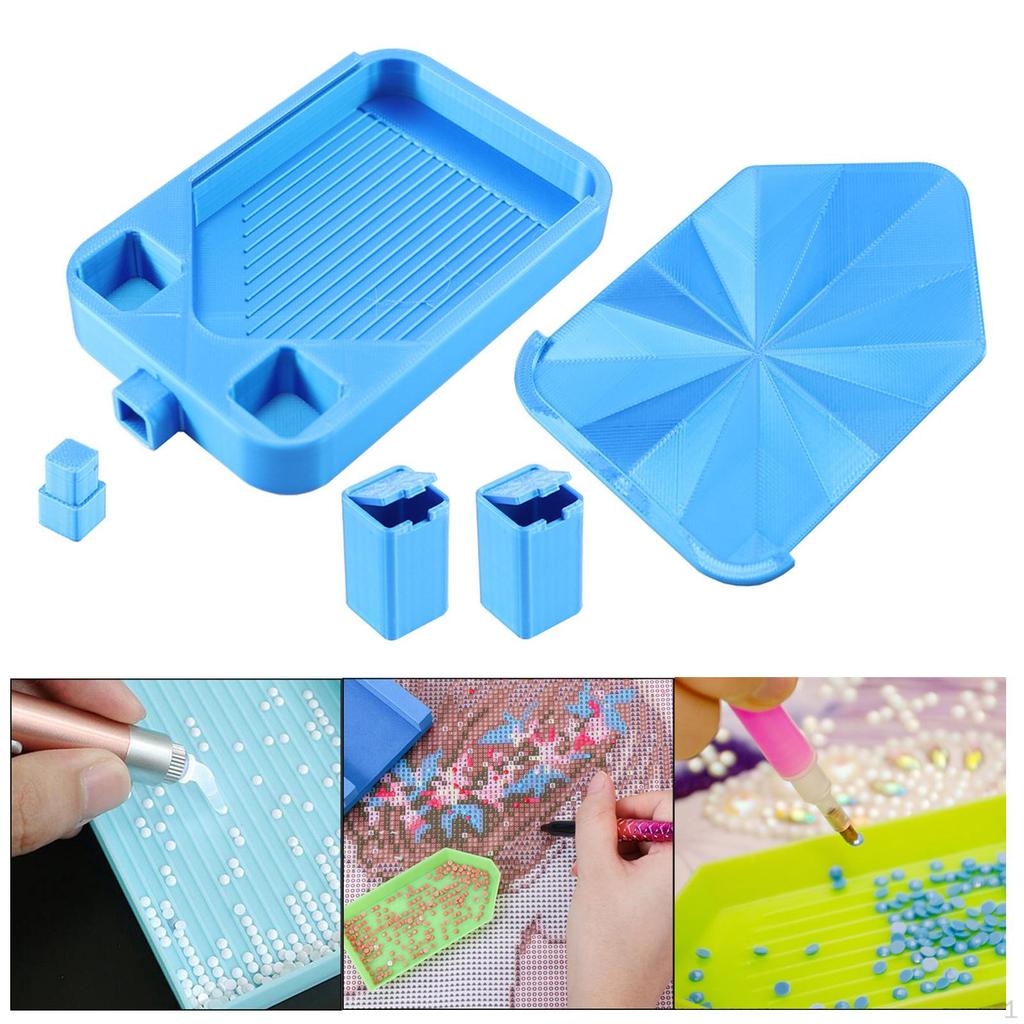 Diamond Art Tray Craft Supply Anti Scratch Accessory Bead Sorting Organizer for Nail Arts