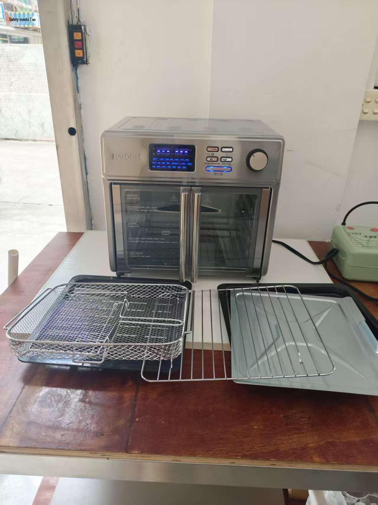 US Standard 110V Cyclone Air Fryer Oven with Taiwan Plug, Large Capacity Electric Oven