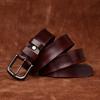 Belt Unisex Wide Retro Fashion Leather Pin Buckle Belt Men's First Layer Cowhide Casual Jeans Belt