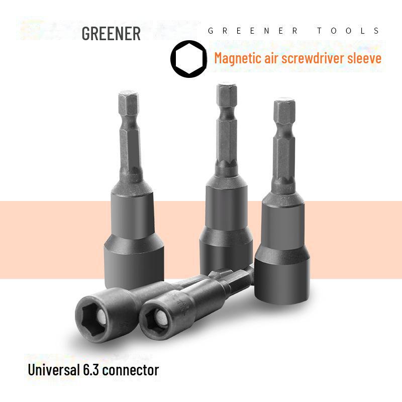 Green Forest Magnetic Hex Socket No. 6 for Electric Screwdriver & Hand Drill
