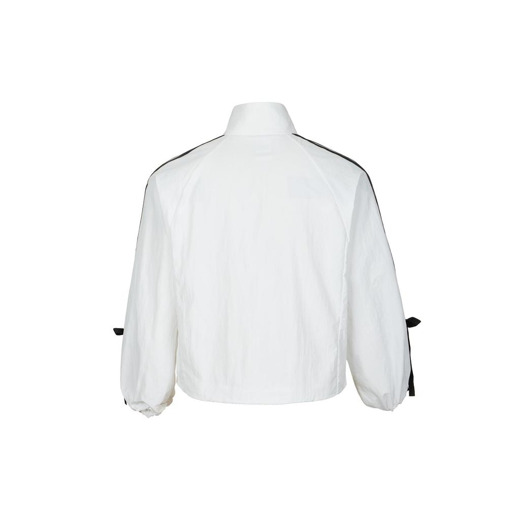 adidas Schleife Drei Streifen Locker Atmungsaktiv Bequem Weich Hautfreundlich Jacke Damenjacke Weiß JY5651