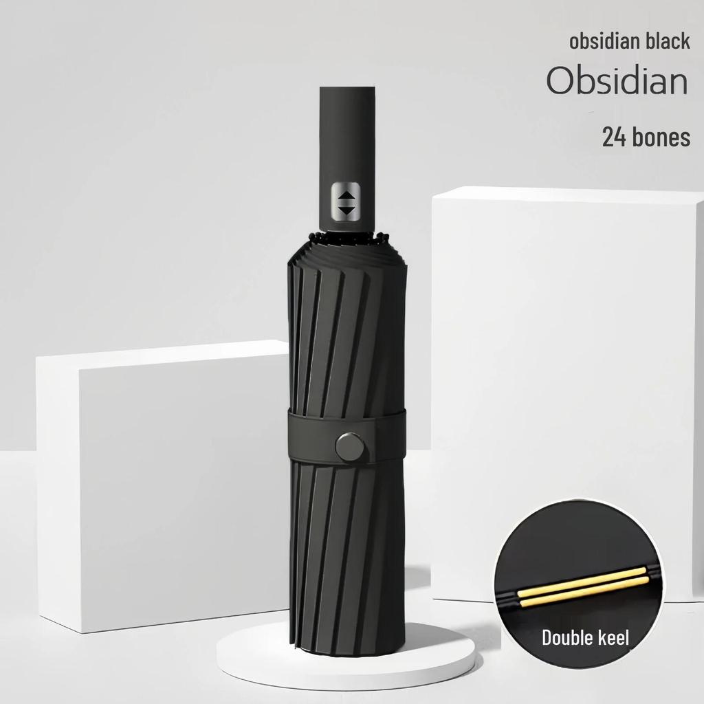 72-Rib Automatic Windproof UV Protection Umbrella: Extra Large, Foldable, Rain or Shine