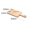 Elegant Wooden Appetizer Tray, Versatile Food Serving Stand for Events
