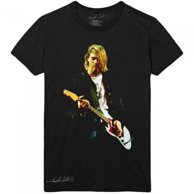 Kurt Cobain Unisex Adult Guitar Cotton T-Shirt