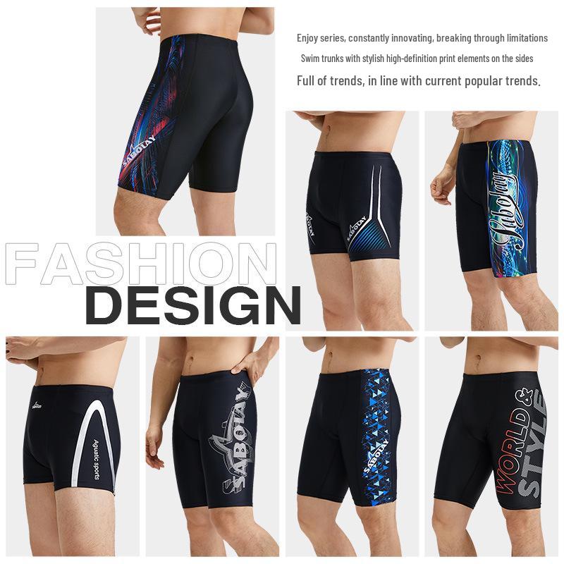 

SABOLAY Men s High-End Nylon Racing Swim Trunks XXXL