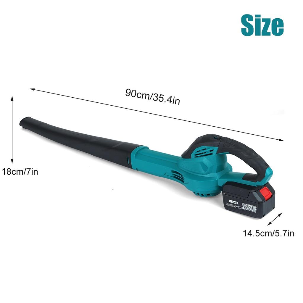 3000W 288VF Blowing Dust Cleaner Suction Leaf Blower Collector Sweeper Garden Home Power Tools Cordless Electric Air Blower