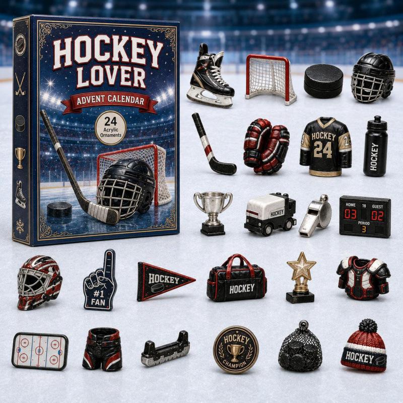 Sports Advent Calendar 2026, 24 Days Sports Blind Box, Soccer Basketball Tennis Accessory Set