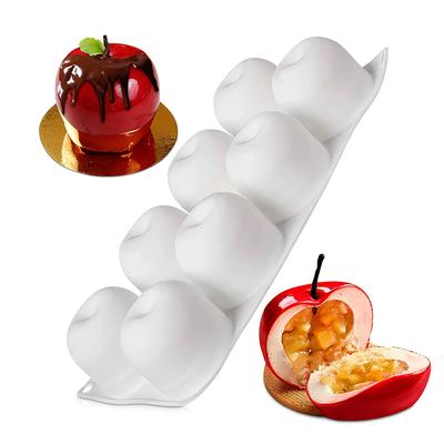 Silikonová forma na jablka na pečení 3D tvar ovoce čokoláda bonbóny mýdlo svíčka forma kuchyňské doplňky nástroj na zdobení dortů a cupcakes