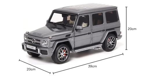 Almost Real Mercedes-AMG G 65 (W463) - 2015 Metallic Grey 1/18 Scale Diecast Model Car 820606