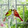 Acrylic Birds Car Doors Branch Fence Ornaments