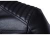 Plus Size, Punk Men's Locomotive Multi-Zip Leather Jacket Motorcycle Leather Jacket B