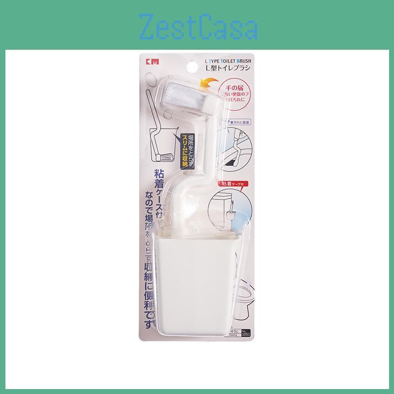 Nylon-Toilettenbürste mit gebogenem Design und stabilem Fuß