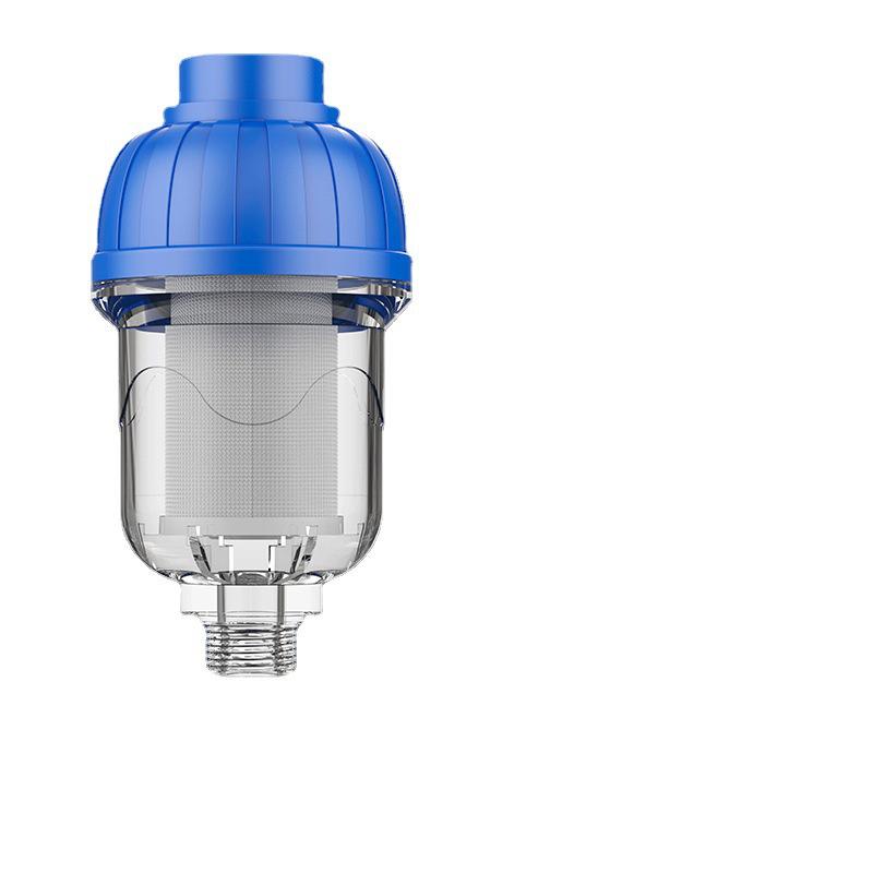 Anpassbarer Duschkopf-Wasserreiniger mit Vorfilter & Kalkinhibitor für Waschmaschinen, kein Ersatzkern erforderlich.