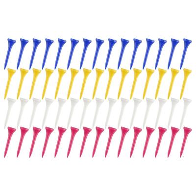 Tabata Plastic Slim Golf Short Plastic 60 Pieces Tees, Tees, 40mm, (GV8002)