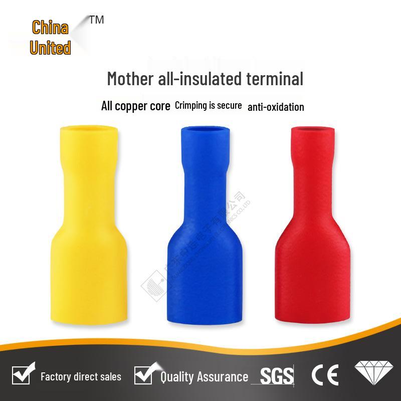 Zhonglian Fully Insulated Cold Crimp Connector FDD1.25-250 for Automotive Wiring