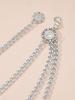 1pc Gold Multi-layer Flower Chain Waist Belt for Women, Fashion Dress Chain Belt For Streetwear