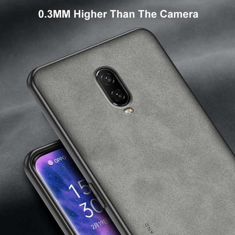 For OnePlus 6T Case Luxury PU Leather Phone Case For One Plus 6T OnePlus6T Back Cover Matte Silicone Shockproof Full Protection