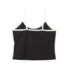 adidas Originals Damen Cutout Cali T-Shirt Zweiteilig Kurzarm Oberteil Schwarz Weiß Damen JD0042