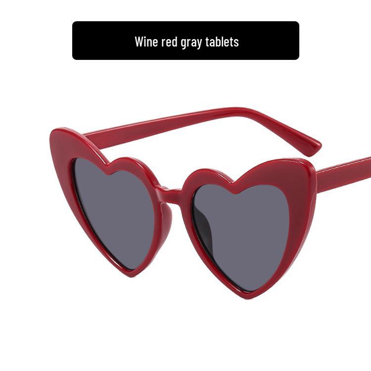 

Модные солнцезащитные очки в форме сердца - Большая оправа, издание 2022 года As shown