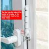 Inner Window Limiter Latch Position Stopper Casement Wind Brace Home Security Door Windows Sash Lock Child Safety Protection
