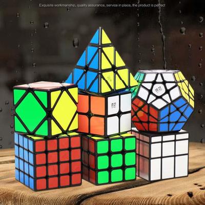 Qiyi Black Magic Cube Set: 2-7 Schichten Pyramide, Ahornblatt, Skewb, SQ1, Spiegelwürfel - Bestseller-Vielfalt