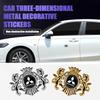 3D Lion Crown Car Emblem Sticker for Mitsubishi Lancer EVO Galant Grandis Colt Space Star - Easy Install Self-Adhesive Badge