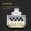 SAMZHE CKT6100 Cat6 Unshielded Pass-Through RJ45 Connectors (100-Pack)