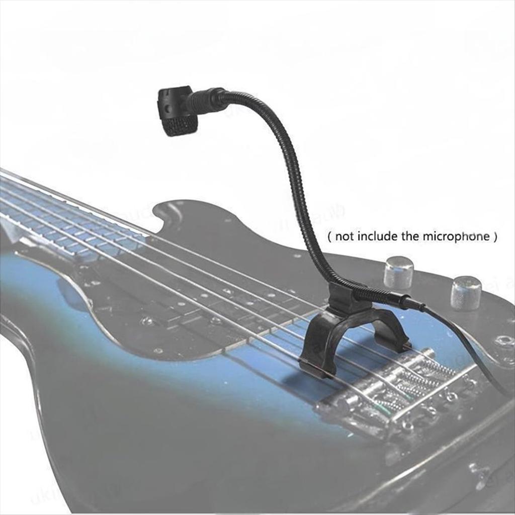 M100B Modulare Doppelmikrofonklemme für DPA4099 Weichgummi-BASS-Halterung für 6mm Musikinstrumentenmikrofone
