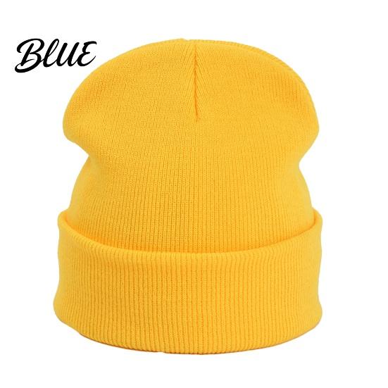 Gorro de punto de color liso de moda para invierno, unisex, gorro tipo calavera holgado clásico, gorro de invierno cálido, gorro informal para hombres y mujeres, suave