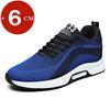 Fashion Soft Breathable Elevator Shoes Fashion Height Increase Shoes for Men Sneakers Casual Lift Sport Shoes Sole+Insole 6CM Taller Man