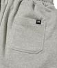 BROWNBREATH Two Tuck Wide Tag Sweat Pants - Melange Gray