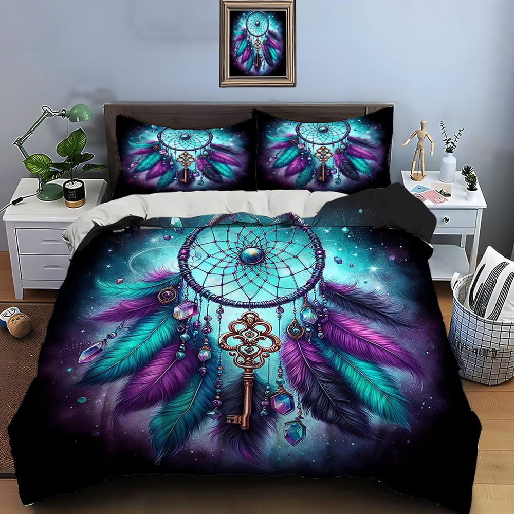 10 Sizes Fantasy Dream Catcher Print Bedding Set Duvet Cover 1 Duvet Cover 2 Pillowcases Adult And Kids Bedding Set Luxury