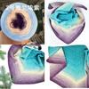 300g/pcs Colorful Pure Cotton Cake Gradient Cotton Rainbow DIY Scarf Shawl Skirt Wool Yarn Crochet