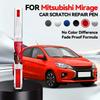 Автомобільний ремонтний олівець для фарби для Mitsubishi Mirage 1978-2025 Аксесуари для ремонту подряпин фар Сірий A39 Сріблясто-білий W13 Чорний X37