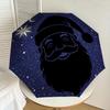 Santa's Starry Night Adventure: Automatic Opening/Closing Umbrella   Outdoor Protection, Travel Accessory, Lightweight & Durable 113