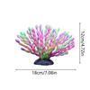 Aquarium Coral Decoration Luminous Silicone Gradient Color Artificial Simulated Soft Coral Statue Realistic Coral Aquarium Decor