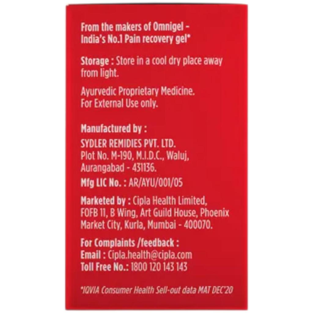 Omnigel Balm 8ML Pack Soothing Chest and Headache Relief Cold Balm for Rapid Comfort