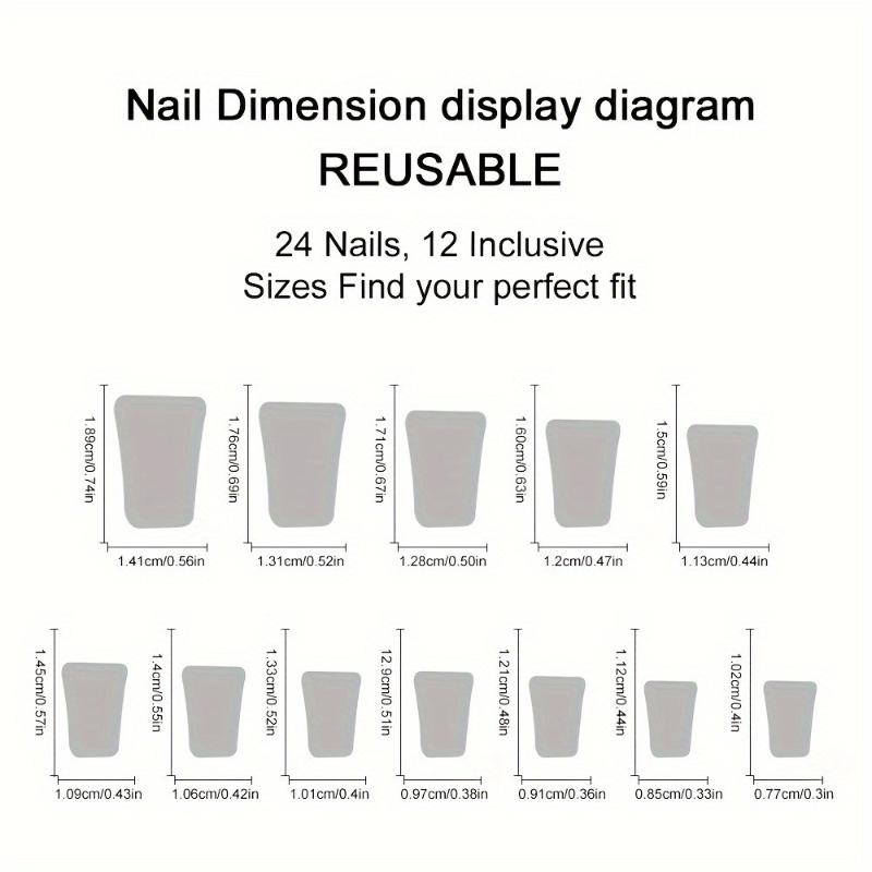 24 Pcs Nude Acrylic Press On Nail Art Short Medium Cheap Artificial Nails Simple White Black French Tips Fake Nails Set For Glue