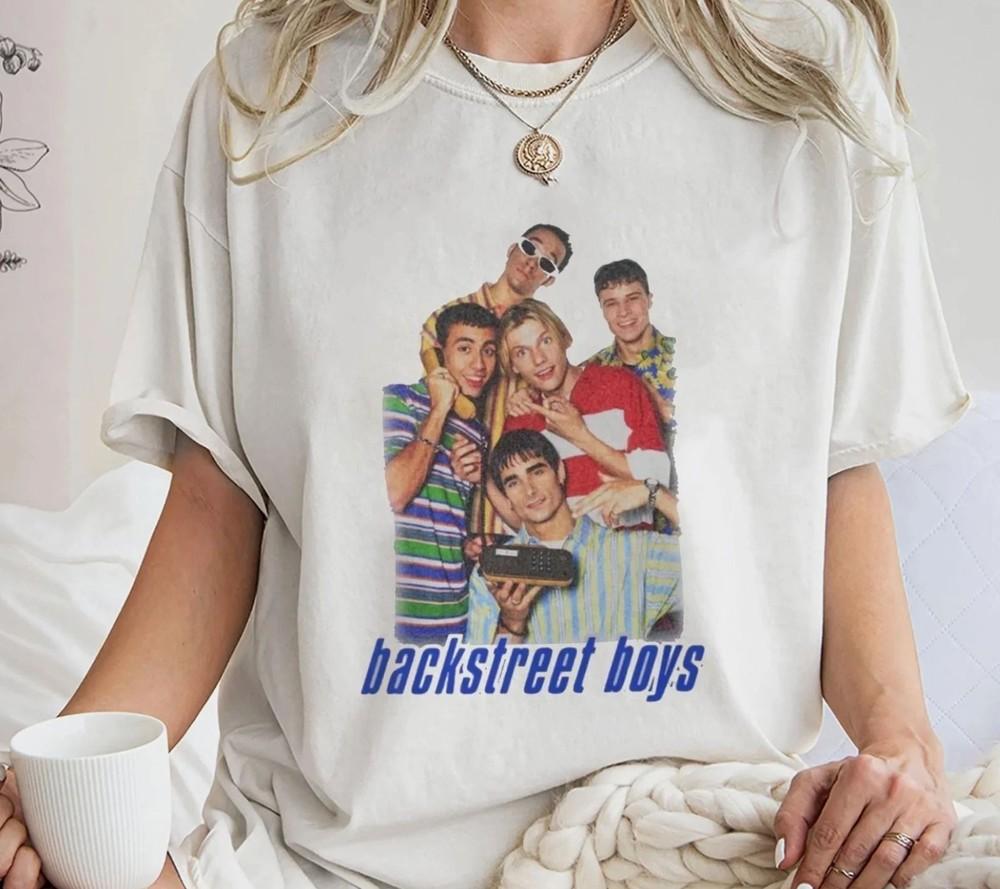 Backstreet Boys Retro Shirt 90s Boy Band Graphic Vintage Style Unisex T-shirt