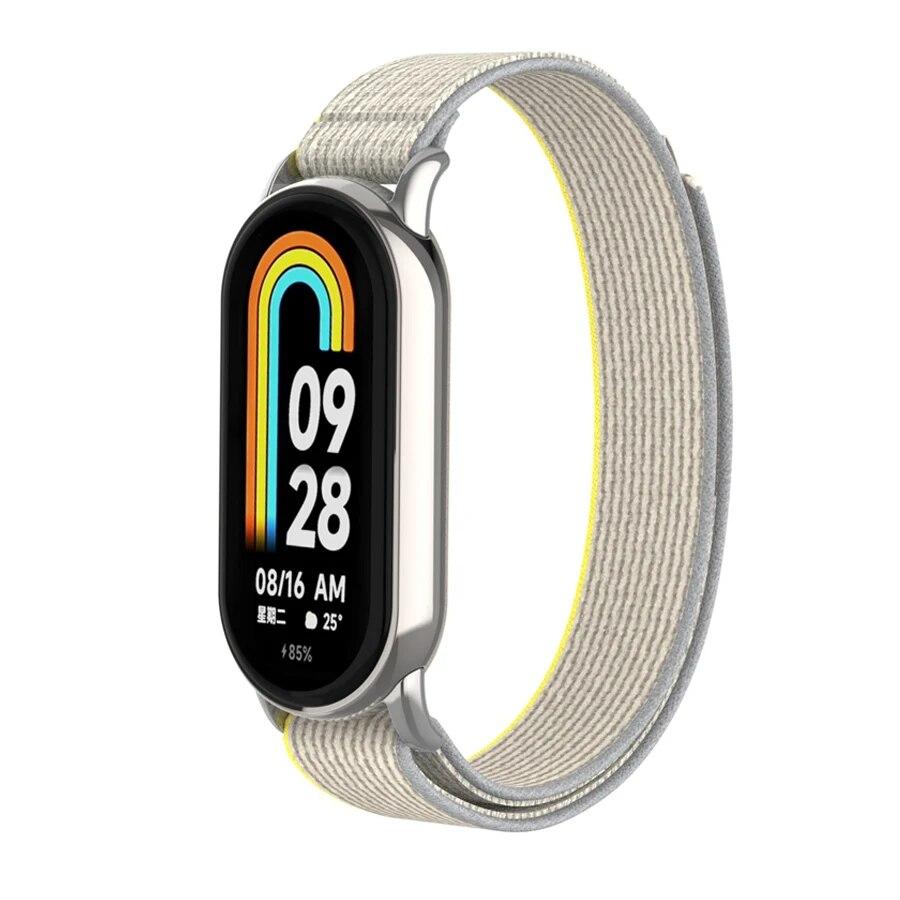 For Mi Band 8 Strap Nylon Loop Replacement Wristband For Xiaomi Mi Band 8 Smart Watch Band Bracelet Correa Breathable Strap