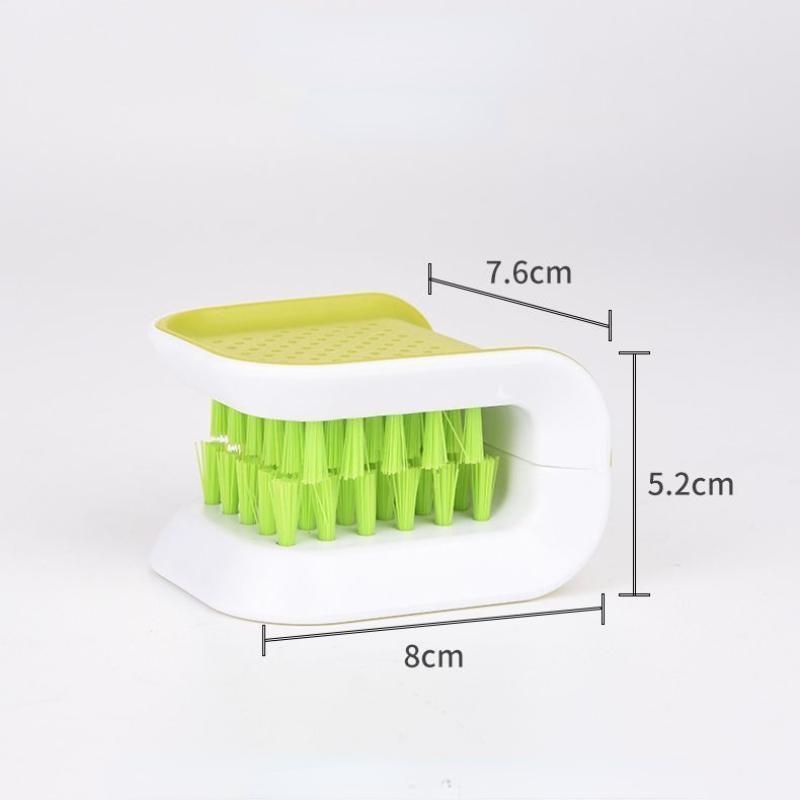 Kitchen U-shaped Double-sided Knife Brush Hard Bristle Brush Knife Fork Chopstick Cleaning Brush Utensil Cleaning Hand Brush A