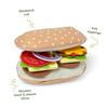 Melissa & Doug Wooden Sandwich Counter Pretend Play Toy, Wooden Toy, Shop, Melissa & Doug